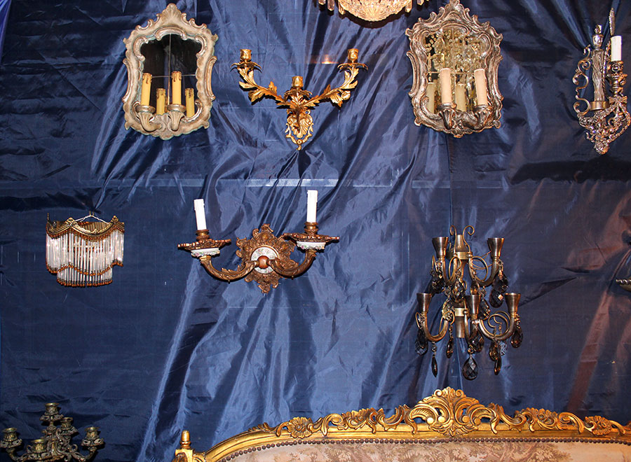 Staré lustry Sbírka starých lamp Obchod Polsko